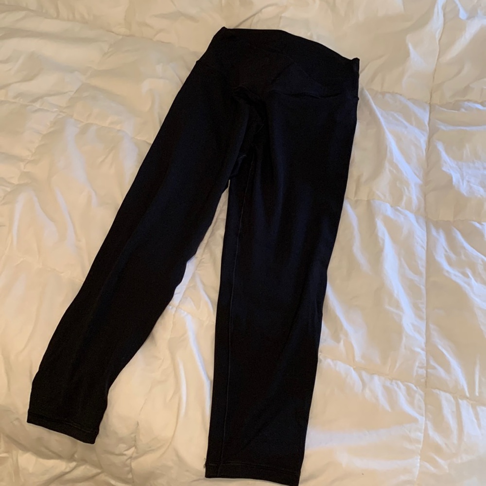 •AERIE OFFLINE CROSSOVER BLACK LEGGINGS• Size L, worn once